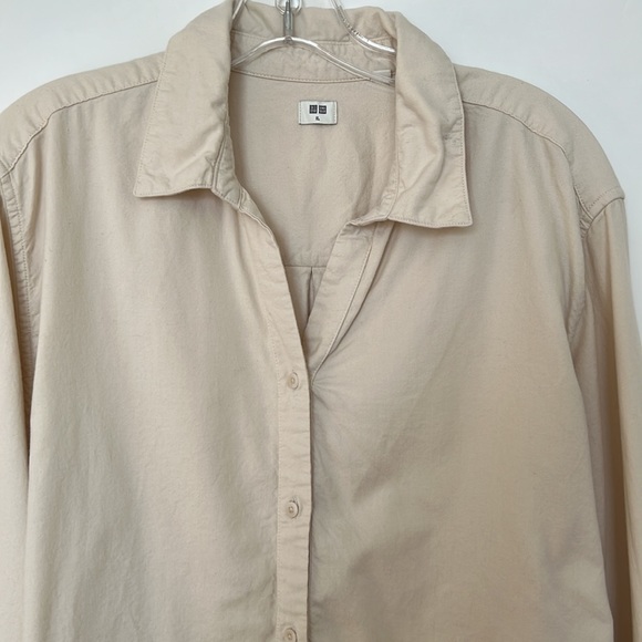 Uniqlo Light Creme Flannel - Picture 3 of 6